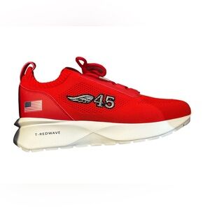 Donald Trump POTUS T-Red Wave Sneakers Size M11/W12.5 Shoes New